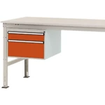 Manuflex ZB4562.2001  Spodná konštrukcia domu, stacionárne, využiteľná výška 300 mm s 2 zásuvkami. Pre hĺbku stola 800 m