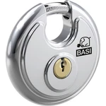 Basi 6100-7001-703 visiaci zámok 70 mm zámky s rovnakým kľúčom 703  strieborná na kľúč