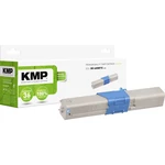 KMP toner  náhradný OKI 46508715 kompatibilná zelenomodrá 1500 Seiten O-T57