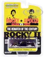 1979 Pontiac Firebird Trans Am T/A Black with Hood Bird "Rocky II" (1979) Movie "Hollywood Series" Release 5 1/64 Diecast Model Car by Greenlight