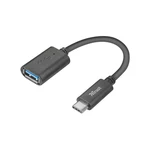 Redukcia Trust USB 3.1/USB-C (20967) čierna redukce • vstup 1× USB-C samec, výstup 1× USB 3.0 samice • rozhraní USB 3.1 a nižší • max. přenosová rychl
