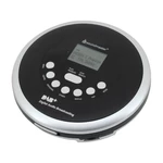 Discman Soundmaster CD9290SW čierny/strieborný discman • CD, CD-R, CD-RW, CD-MP3 • DAB+ • FM tuner • v balení slúchadlá a adaptér • napájanie: 2× AA (