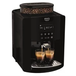 Espresso Krups Essential EA817010 čierne automatický kávovar • tlak čerpadla 15 barov • 3-stupňové nastavenie mlynčeka • 3-stupňové nastavenia teploty