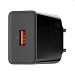 Baseus Speed Mini QC USB-A nabíjačka 18W, čierna