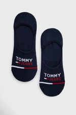 Ponožky Tommy Jeans tmavomodrá farba