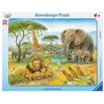 Ravensburger Puzzle Africký svět zvířat 30 dílků