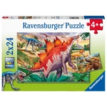 Ravensburger puzzle Svět dinosaurů 2 x 24 dílků