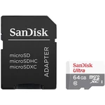 Pamäťová karta SanDisk Micro SDXC Ultra Android 64GB UHS-I U1 (100R/20W) + adapter (SDSQUNR-064G-GN3MA) Ukládejte a sdílejte víc než kdy předtím
Micro