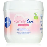 NIVEA Family Care lehký hydratační krém na tvář, ruce a tělo 450 ml