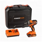 Aku rázový utahovák 1/2" 20V 1x aku 2Ah PowerPlus POWDP20160