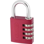 ABUS ABVS48813 visiaci zámok 41.5 mm    červená na heslo