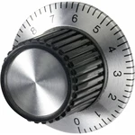 TRU COMPONENTS  jemná stupnica  hliník (eloxovaný) (Ø x v) 37 mm x 23.3 mm 1 ks