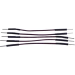 TRU COMPONENTS  jumper káble  [1x zástrčka drôtového mostíka - 1x zástrčka drôtového mostíka] 1.00 m oranžová