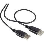 USB predlžovací kábel RENKFORCE 1x USB 2.0 zástrčka ⇔ 1x USB 2.0 zásuvka 1 m, SuperSoft