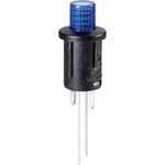 TRU COMPONENTS TC-R13-529BLBL tlačidlový spínač 250 V/AC 0.5 A 1x vyp/zap s aretáciou modrá   1 ks