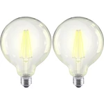 Sygonix TG91911 LED  En.trieda 2021 A ++ (A ++ - E) E27 guľatý tvar 12 W = 98 W teplá biela (Ø x d) 95 mm x 135 mm vlákn