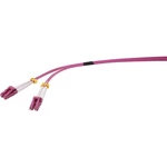 Renkforce RF-4738838 optické vlákno LWL prepojovací kábel [1x zástrčka LC - 1x zástrčka LC] 50/125 µ Multimode OM4 2.00