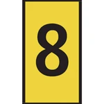 HellermannTyton WIC0-8-PA66-YE (1000) označovací klip na káble Odtlačok (Káblový značkovač) 8  561-00684
