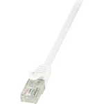 Síťový kabel RJ45 LogiLink CP2031U, CAT 6, U/UTP, 1.00 m, bílá