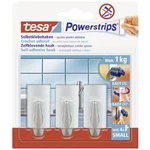 Tesa power strip® háček Small Trend chrom (matný) 57544-10-03 tesa Množství: 3 ks