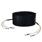 Optické vlákno kabel Weidmüller 8876450010 [1x ST zástrčka - 1x ST zástrčka], 1.00 m, černá