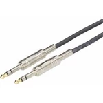 Instrumentální kabel JACK 6,3 mm stereo Paccs, 3 m, černá