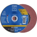 Vějířovitý brusný kotouč PFERD PFF 180 A 40 PSF STEELOX 67644185, Ø 180 mm/