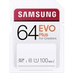 Paměťová karta SDXC, 64 GB, Samsung EVO Plus MB-SC64H/EU, UHS-I, vodotěsné, nárazuvzdorné