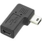 Adaptér USB 2.0 Renkforce [1x mini USB 2.0 zástrčka B - 1x mini USB 2.0 zásuvka B] černá