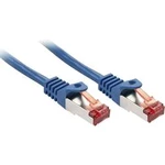 Síťový kabel RJ45 LINDY 47350, 30.00 cm, modrá