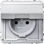 Merten zásuvka Aquadesign hliník MEG2612-7260