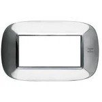 Legrand rám Axolute nerezová ocel HB4804AXL