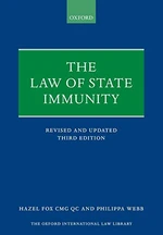 The Law of State Immunity