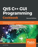 Qt5 C++ GUI Programming Cookbook