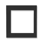ABB Levit kryt rámečku 55x55 krajní onyx 3901H-A00255 63