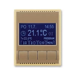 ABB Element termostat pokojový kávová/ledová opálová 3292E-A10301 25 programovatelný