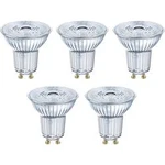 LED žárovka OSRAM 4058075090460 230 V, GU10, 4.3 W = 50 W, teplá bílá, A+ (A++ - E), reflektor, 5 ks