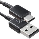 Kabel pro mobilní telefon Samsung EP-DG930IBEGWW-B, [1x USB-C™ zástrčka - 1x USB], 1.20 m, černá
