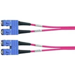 Optické vlákno kabel Telegärtner L00885A0026 [1x zástrčka SC - 1x zástrčka SC], 10.00 m, fialová