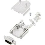 Sada D-SUB kolíkové lišty encitech MHDM-09-DMP-K, 180 °, pólů 9, pájecí kalíšek, 1 sada