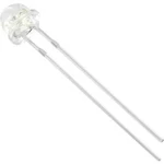 LED s vývody HuiYuan 5434Y1C-LSA-E, typ čočky tvar zvonu, 5 mm, 100 °, 20 mA, žlutá