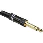 Jack konektor 6.35 mm TRU COMPONENTS TC-2502111 zástrčka, rovná stereo, pólů 3, 1 ks