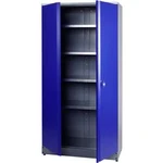 Küpper 70297 Vysoce skříň dvoudveřová modrá, stříbrná (š x v x h) 910 x 1800 x 450 mm