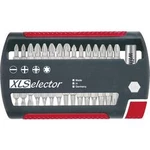 Sada bitů XLSelector Standard, různé profily, 31 ks Wiha 29417 25 mm, chrom-vanadová ocel, tvrzeno, 31dílná XSelector