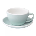 Café Latte Tasse mit Untertasse Loveramics "Egg River Blue", 300 ml