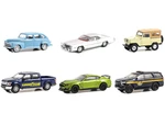 "Anniversary Collection" Set of 6 pieces Series 16 1/64 Diecast Model Cars by Greenlight