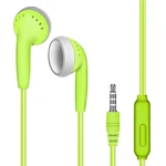 In-ear Earphones White For Samsung Galaxy S6 Wired Headset With Mic 3.5mm Jack Headphone For Smart Cell Phones Adjustable Volume