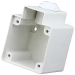 Wholesale white PP material waterproof socket outlet bottom box 50 * 55 * 65MM Industrial outlet box at the end