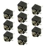 1/8" 3.5mm Mini Jack Female Chassis Panel Mount Stereo Headphone Socket Cube Connector