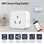 Tuya 16A WiFi AUS Smart Socket With Power Monitor Tuya Smart Home Life APP Smart Plug Timed Voice Control Alexa Google Home
